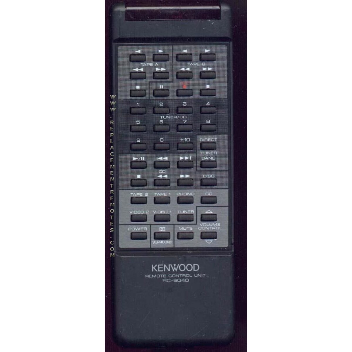 Kenwood RC6040 Receiver Remote Control