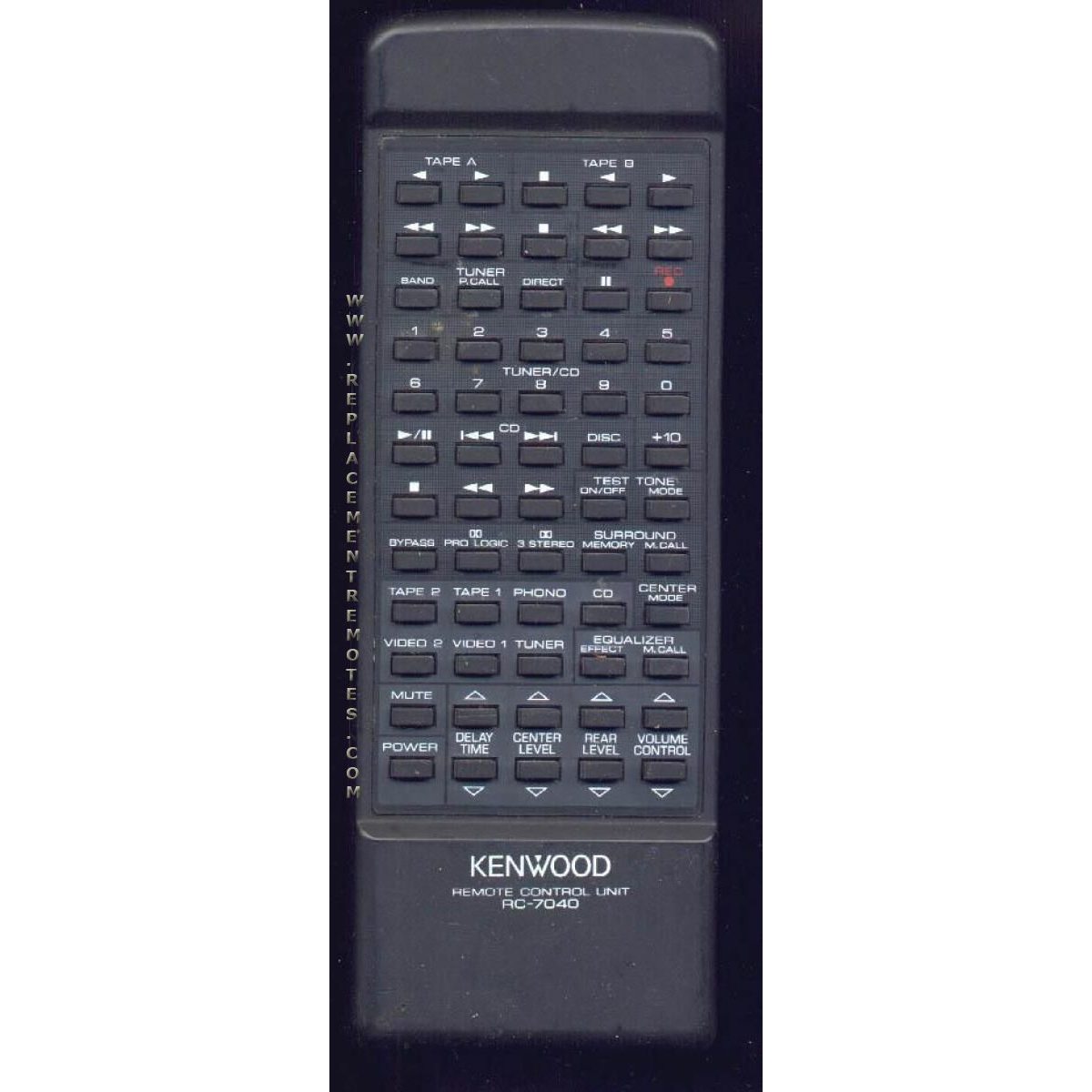 Kenwood RC7040 Receiver Remote Control