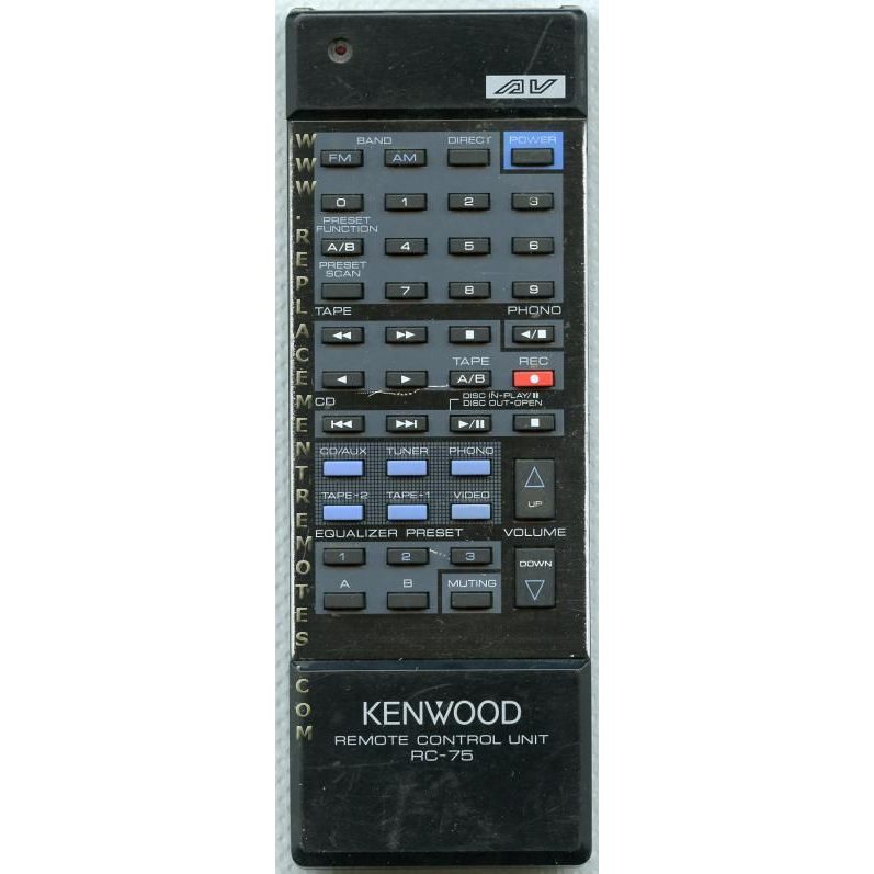 Kenwood RC75 Receiver Remote Control