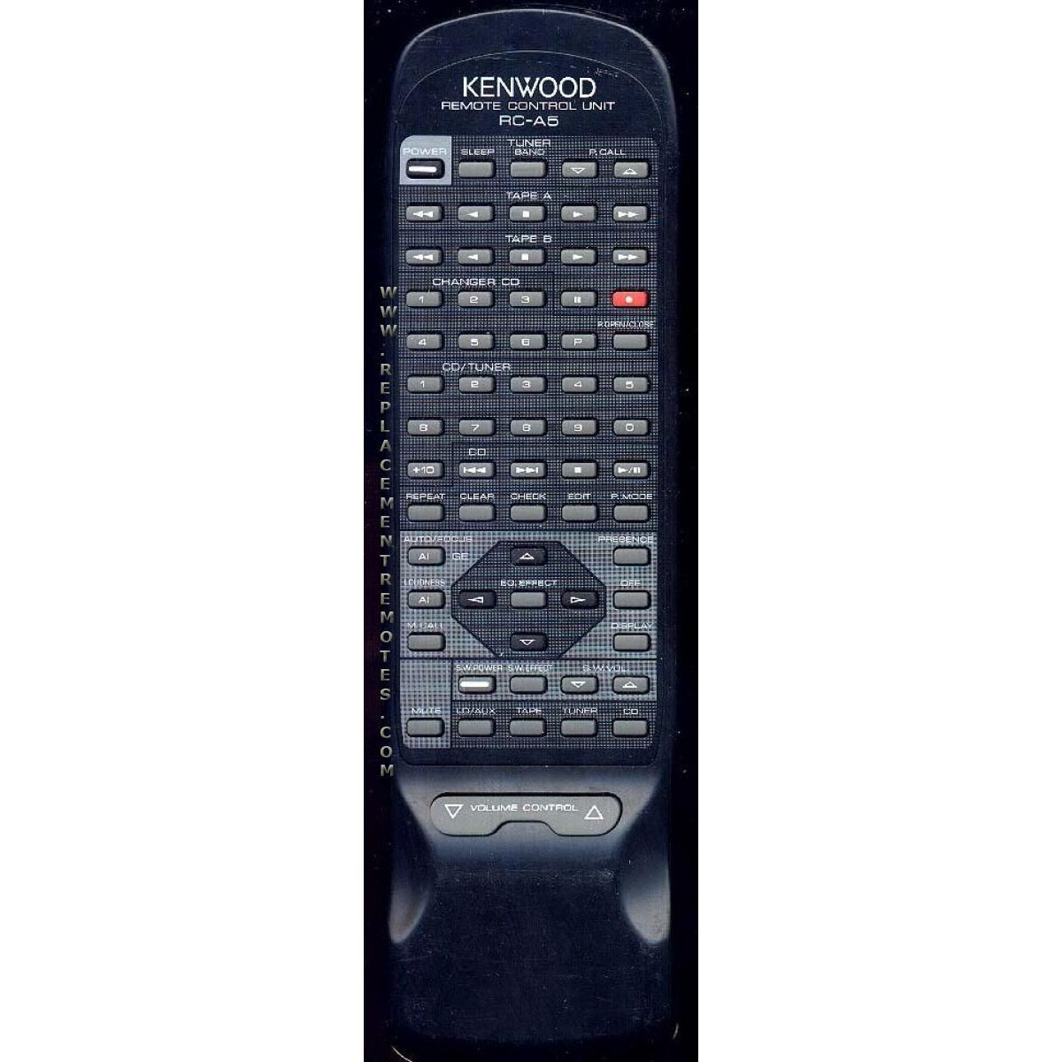 Kenwood RCA5 Receiver Remote Control