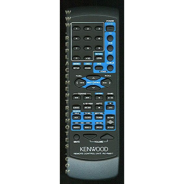 Kenwood RCR0617 Receiver Remote Control