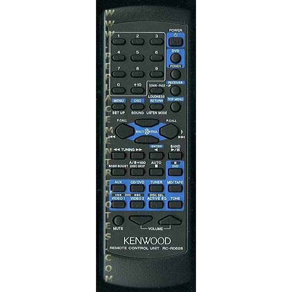 Kenwood RCR0626 Receiver Remote Control