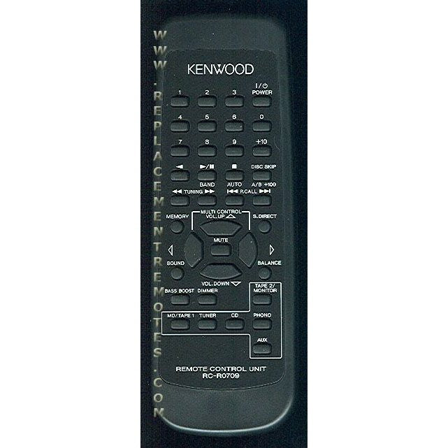 Kenwood RCR0709 Receiver Remote Control