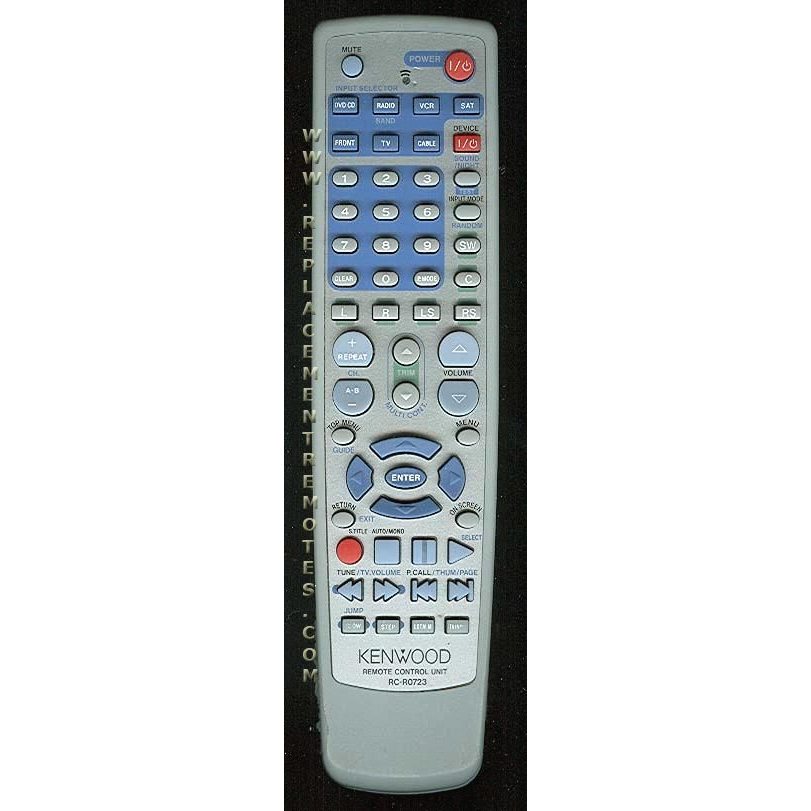 Kenwood RCR0723 Receiver Remote Control