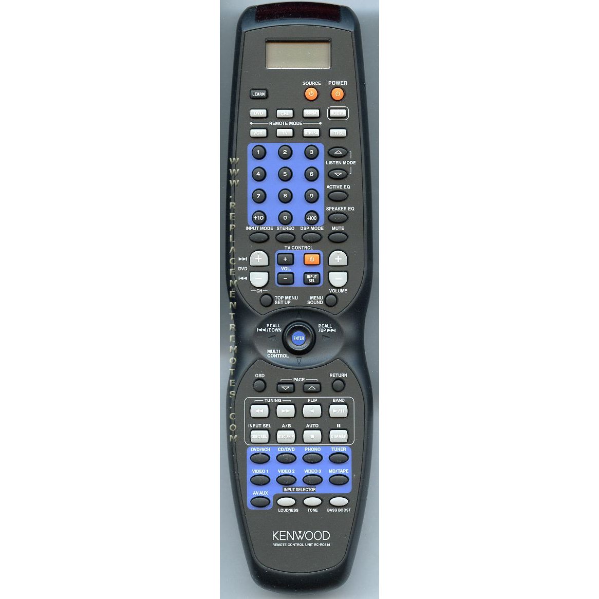 Kenwood RCR0814 Audio Remote Control