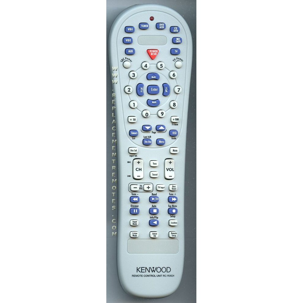 Kenwood RCR0824 Receiver Remote Control