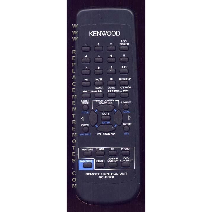 Kenwood VR306 Receiver Remote Control