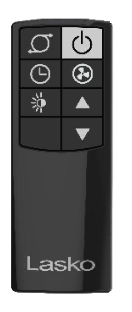 Lasko 2033692 Upright Fan Remote Control