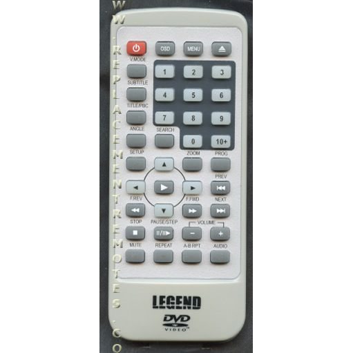 Legend 301PV5702L DVD Remote Control