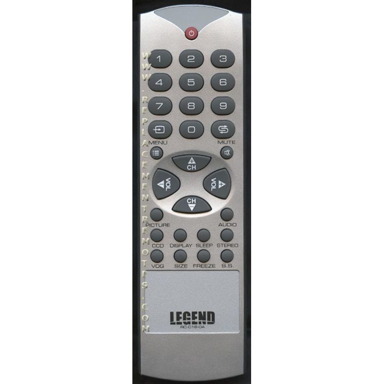 Legend RCC160A TV Remote Control