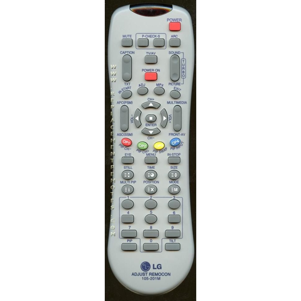 LG 105201M Master Service TV Remote Control