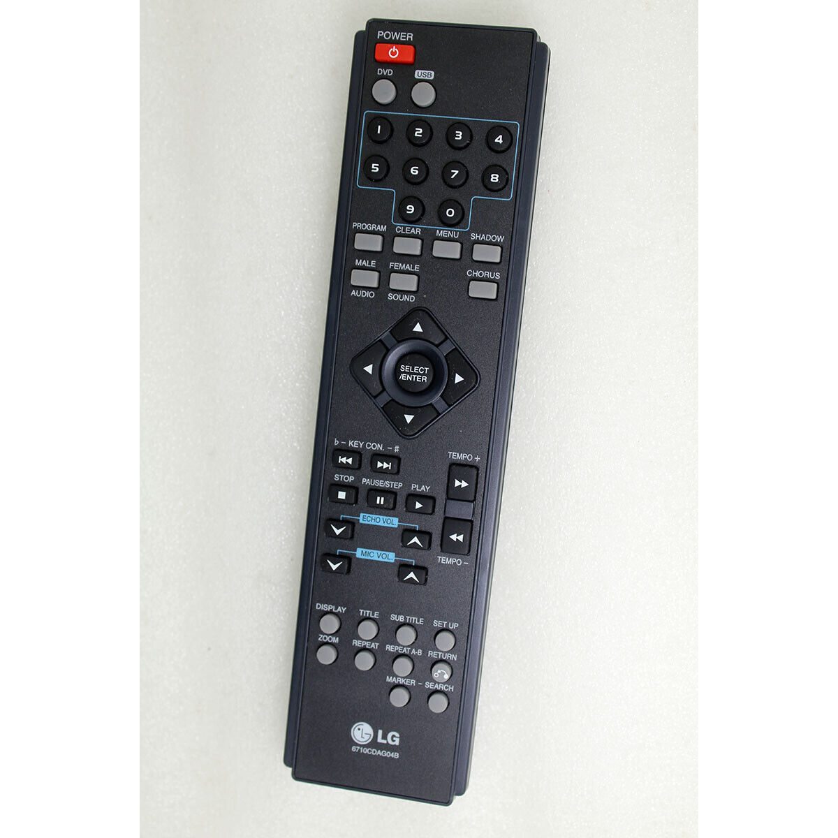 LG 6710CDAG04B DVD Remote Control