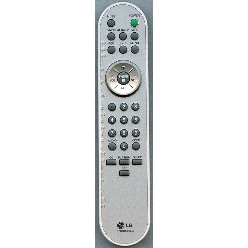 LG 6710T00008Q TV Remote Control