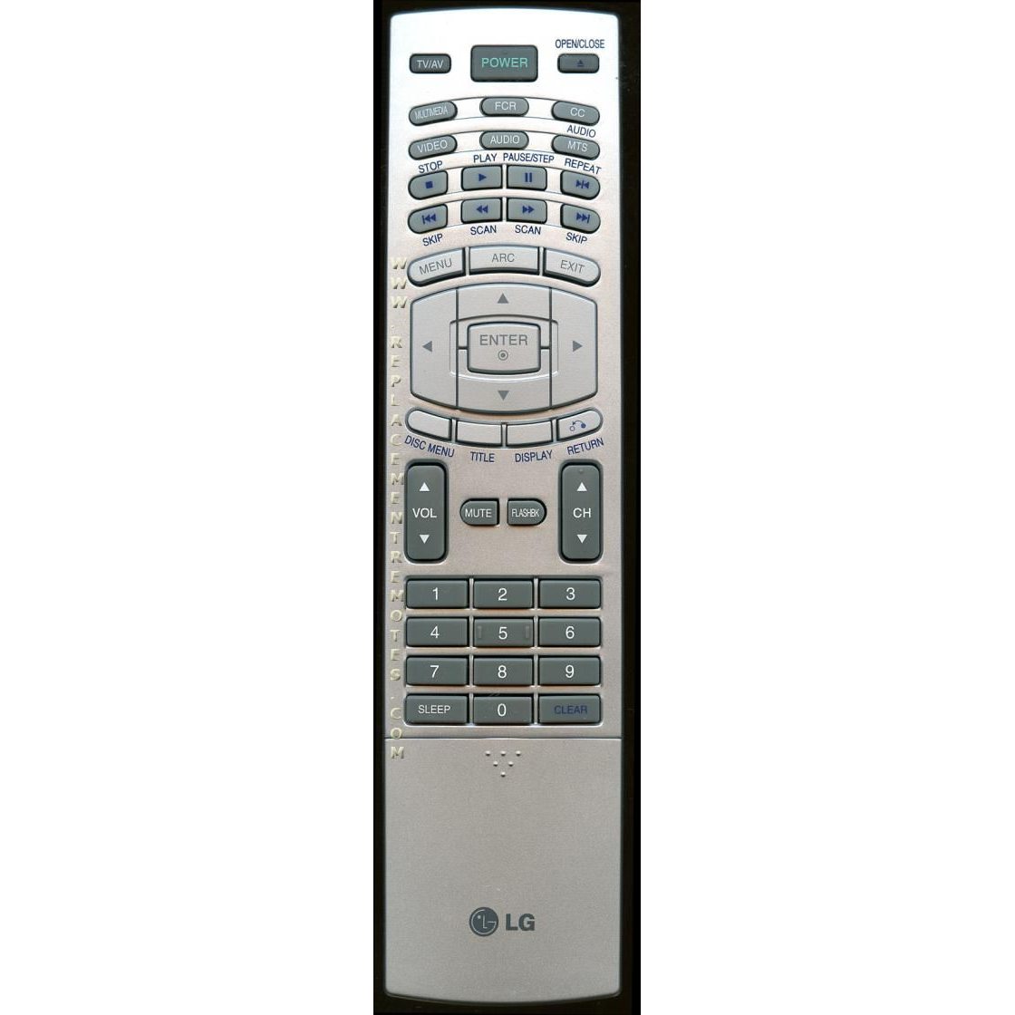 LG 6710T00017E TV/DVD Remote Control