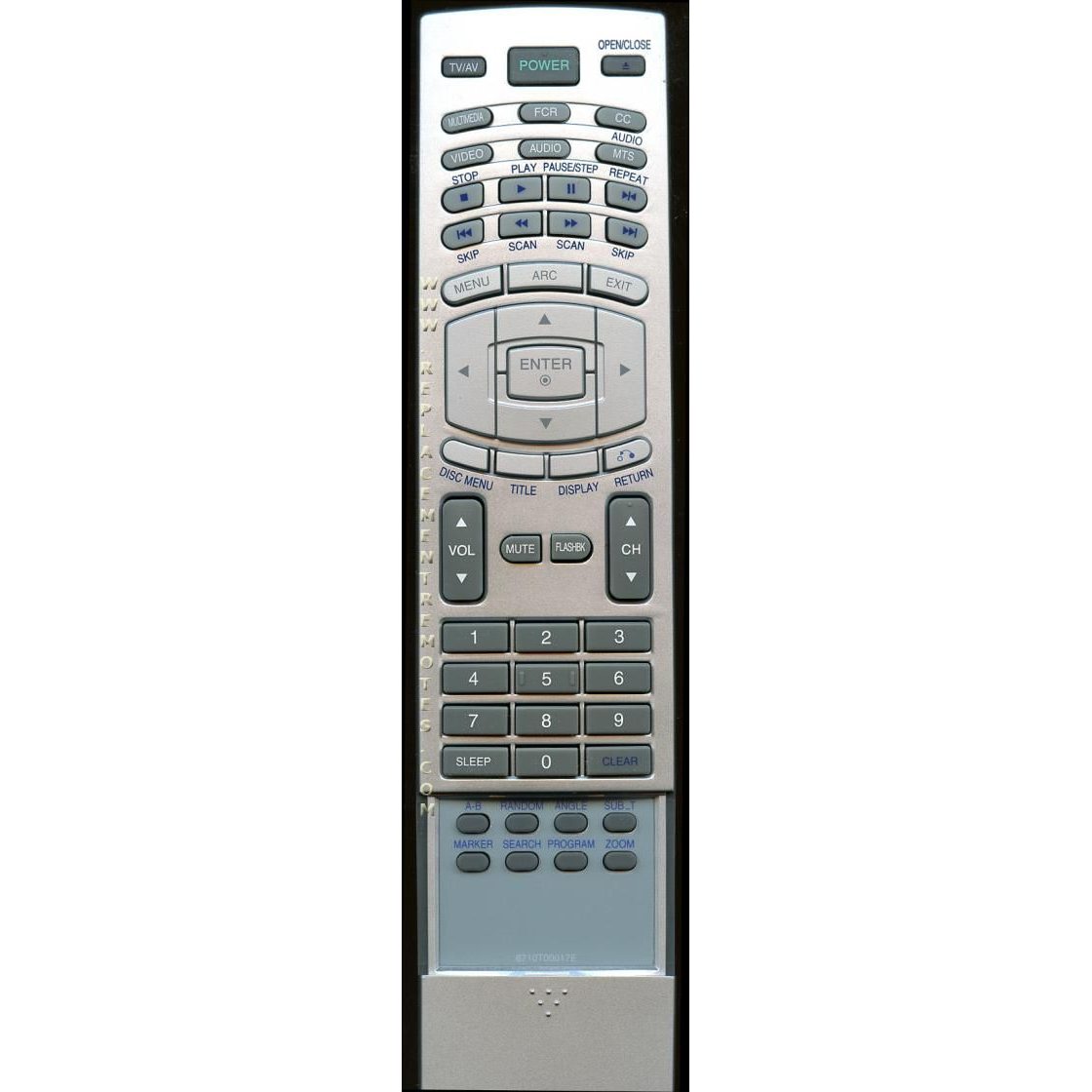 LG 6710T00017E TV/DVD Remote Control