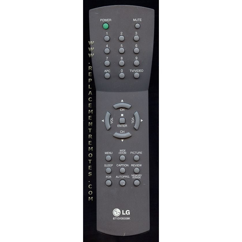 LG 6710V00008K TV Remote Control