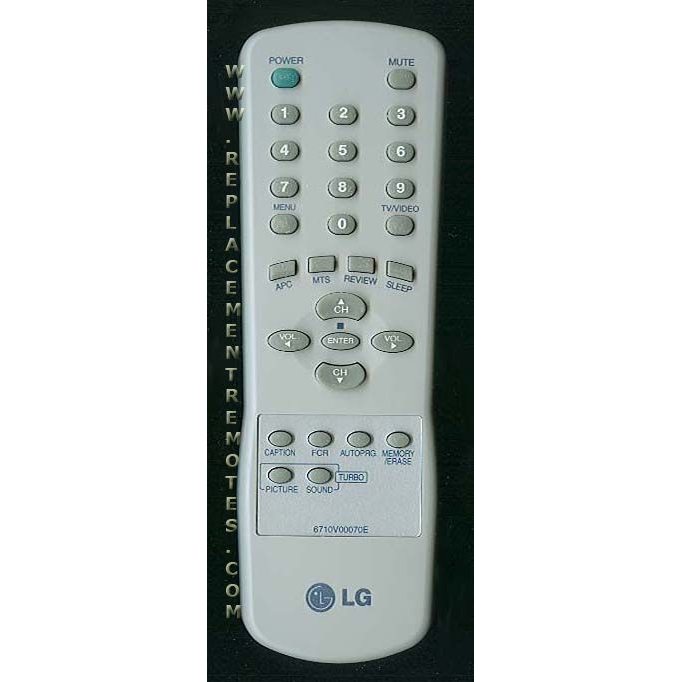 LG 6710V00070E TV Remote Control