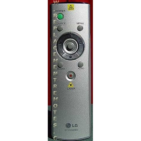 LG 6710V00086E Projector Remote Control