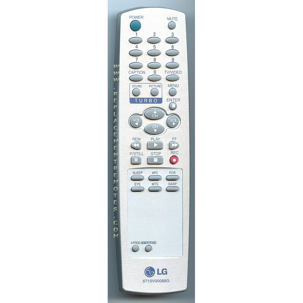 LG 6710V00088G Monitor Remote Control