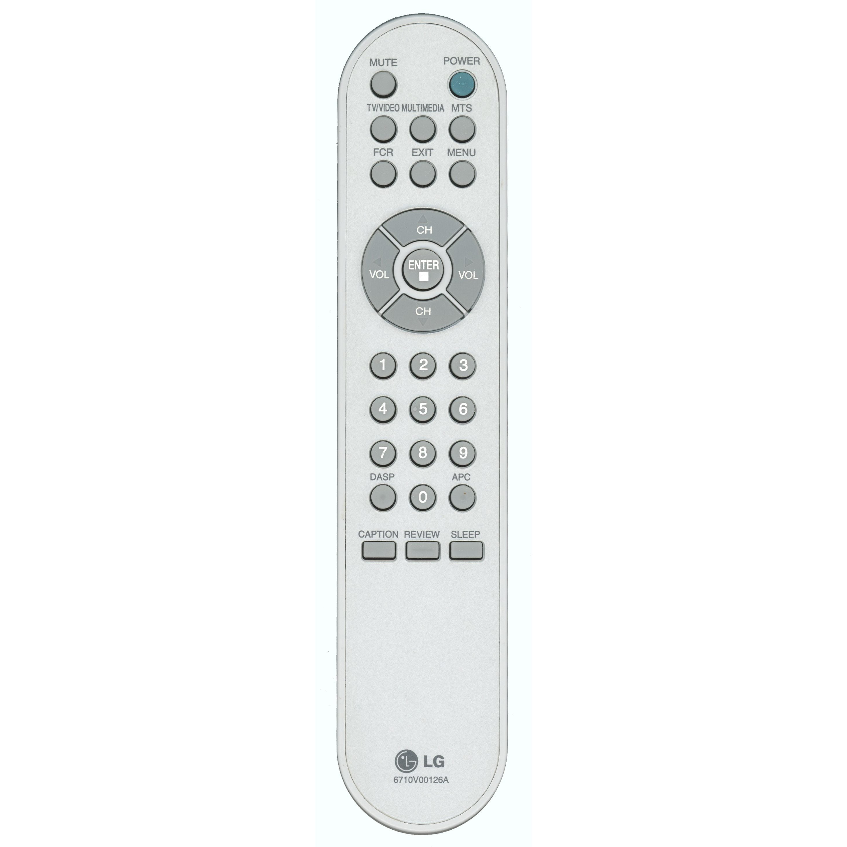 LG 6710V00126A TV Remote Control