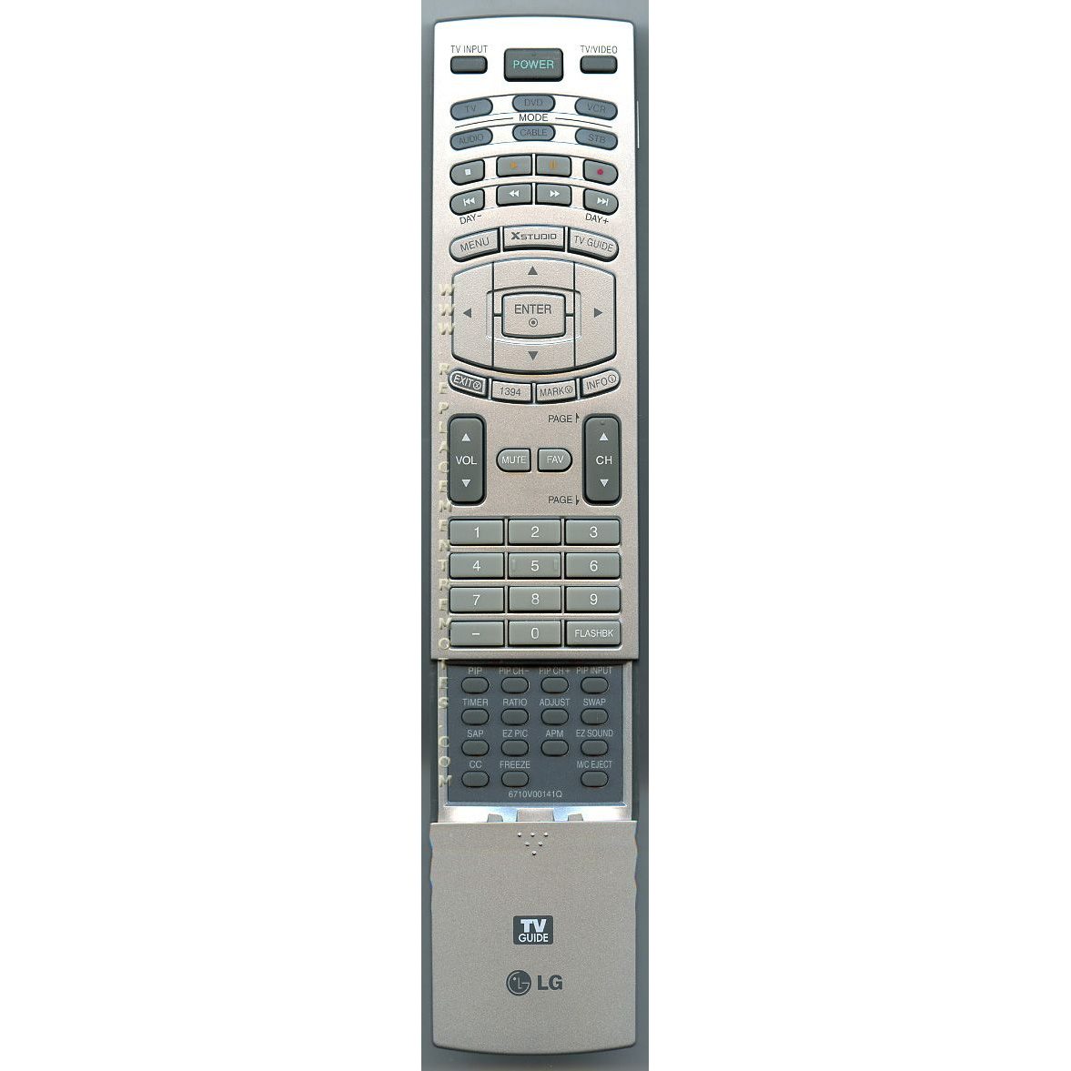 LG 6710V00141Q TV Remote Control