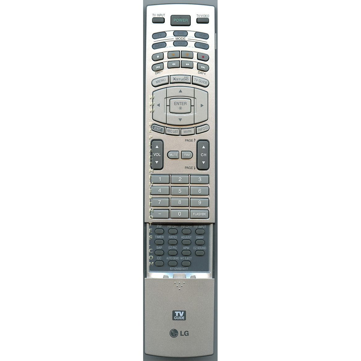 LG 6710V00141T TV Remote Control