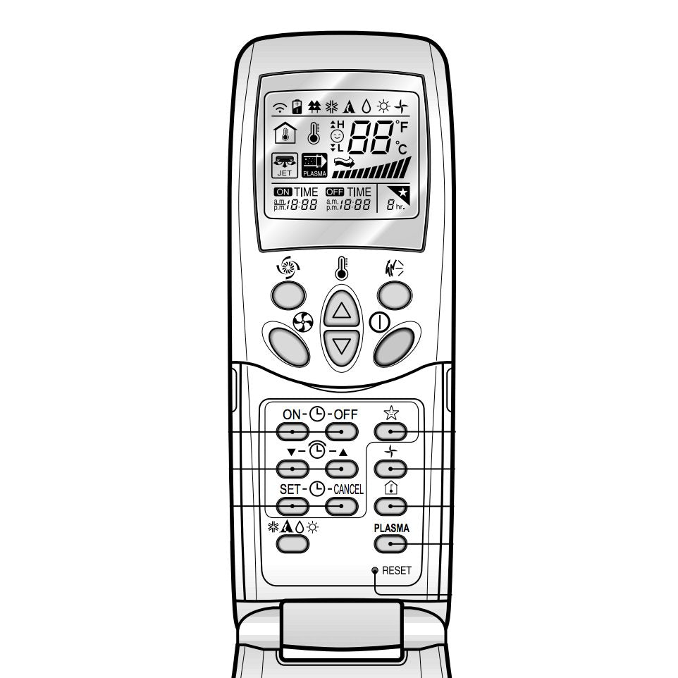 LG 6711A20039M Air Conditioner Remote Control