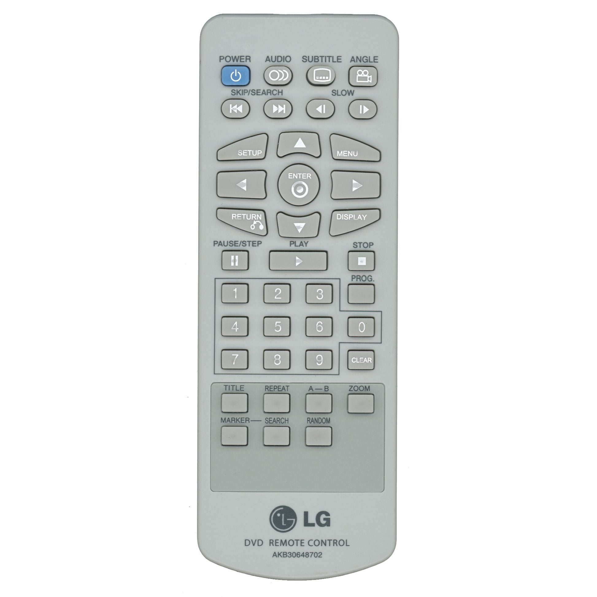 LG AKB30648702 TV/DVD Remote Control