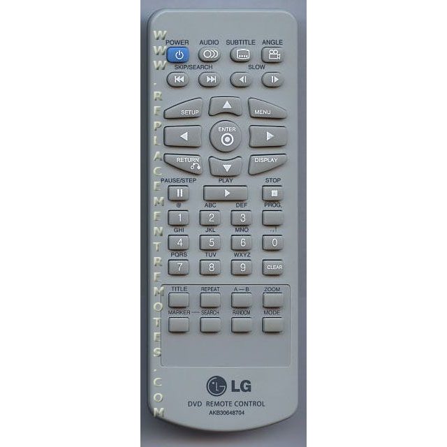 LG AKB30648704 TV/DVD Remote Control