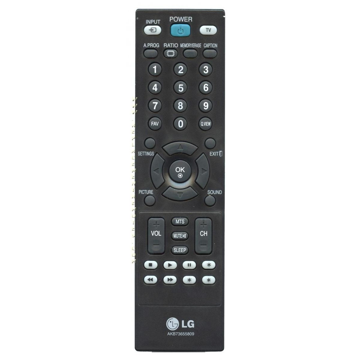 LG AKB73655809 TV Remote Control