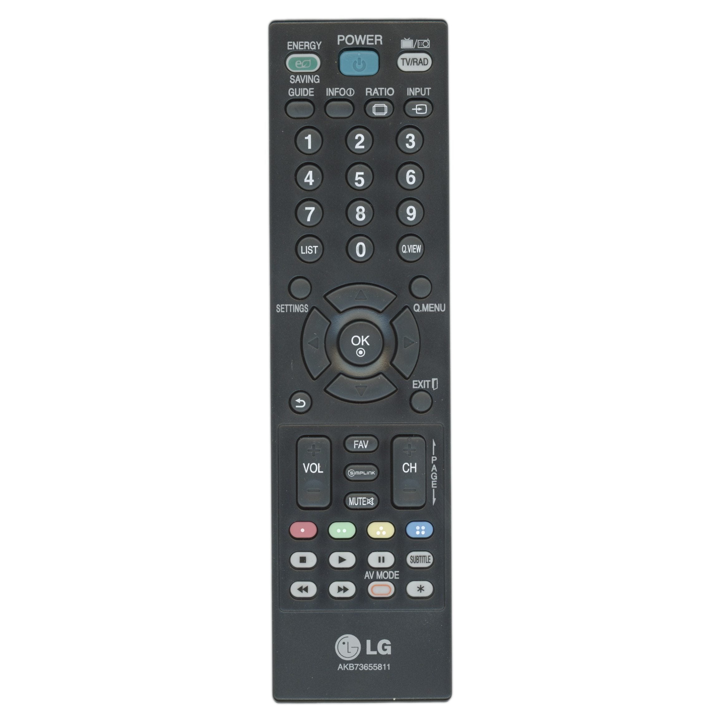 LG AKB73655811 TV Remote Control