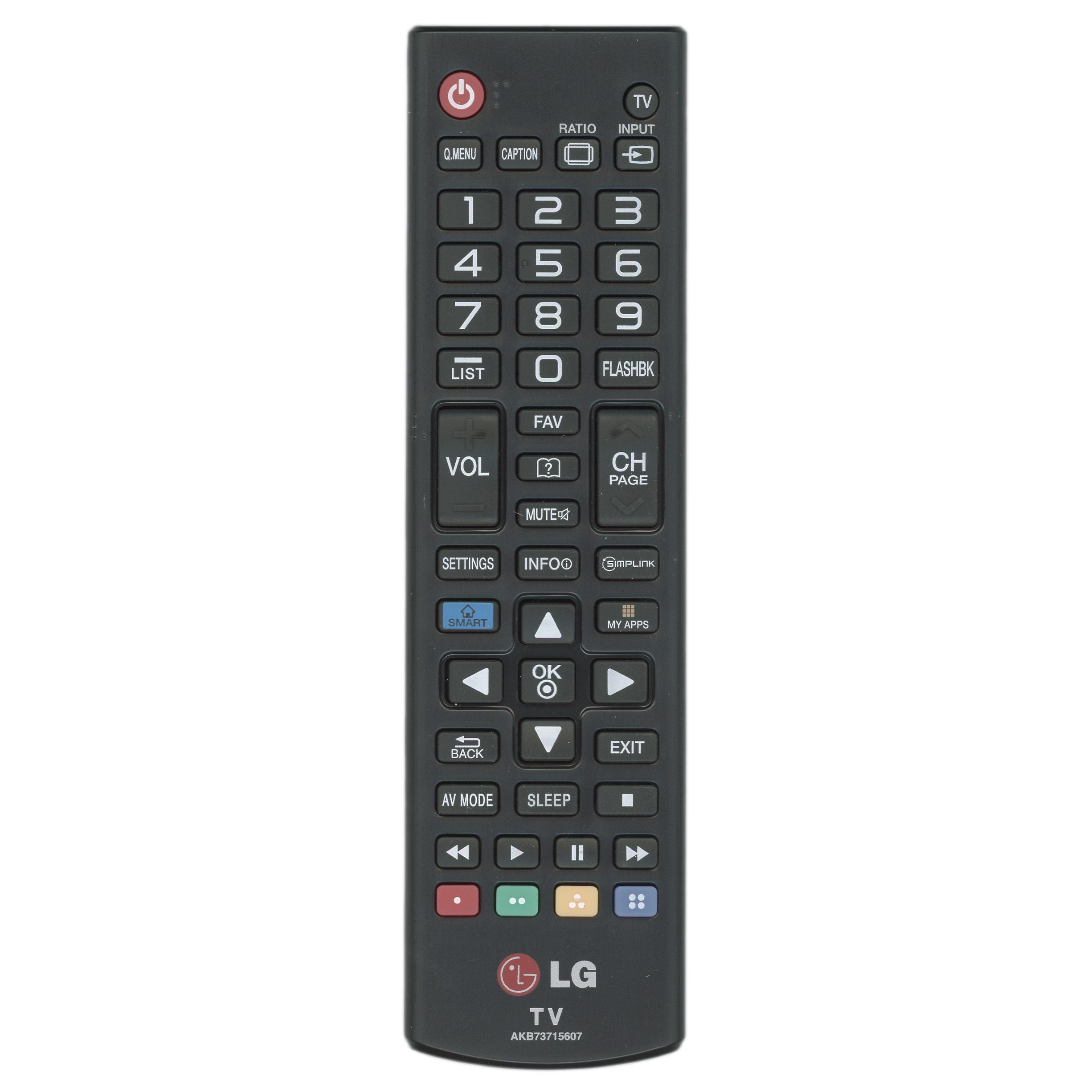 LG AKB73715607 TV Remote Control