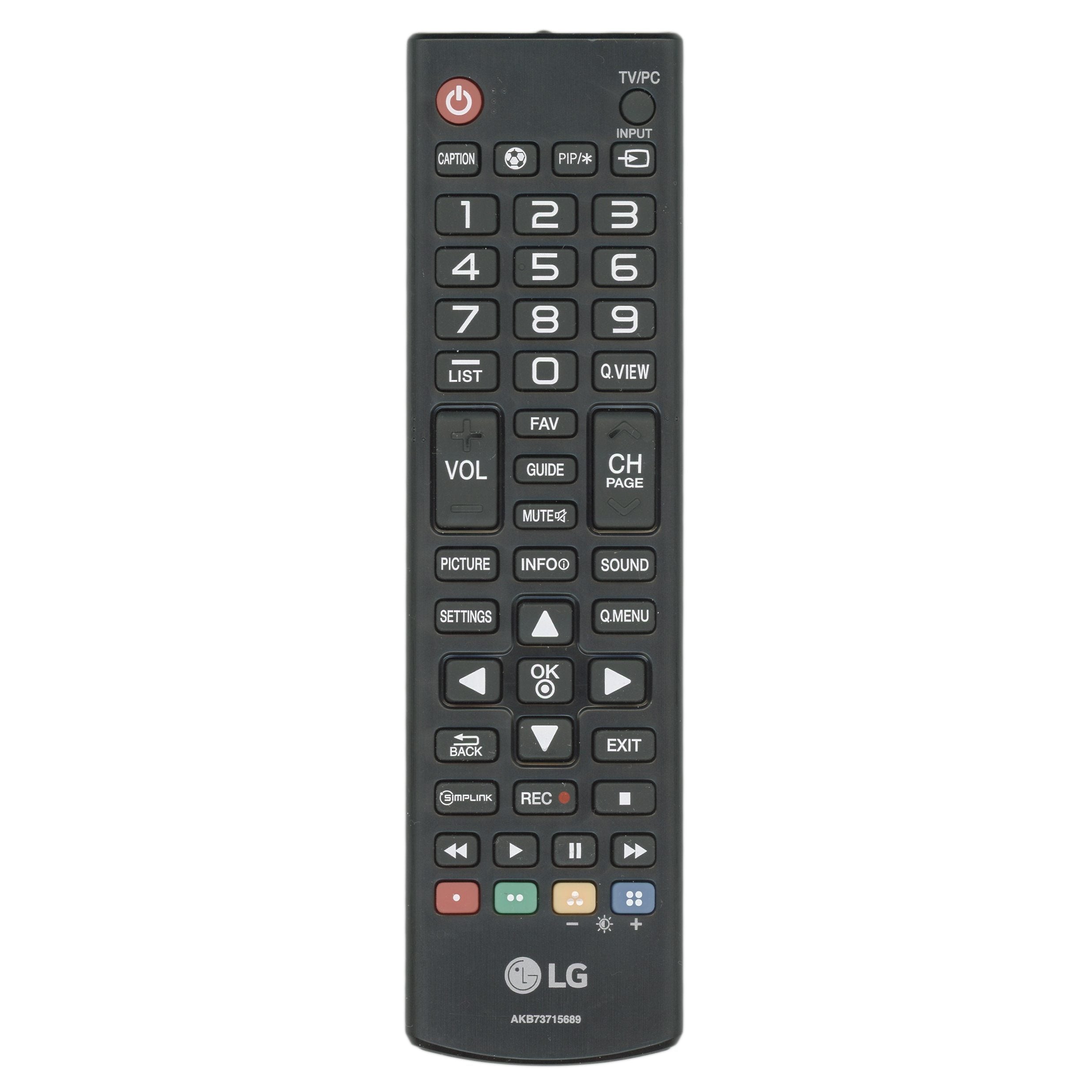 LG AKB73715689 TV Remote Control