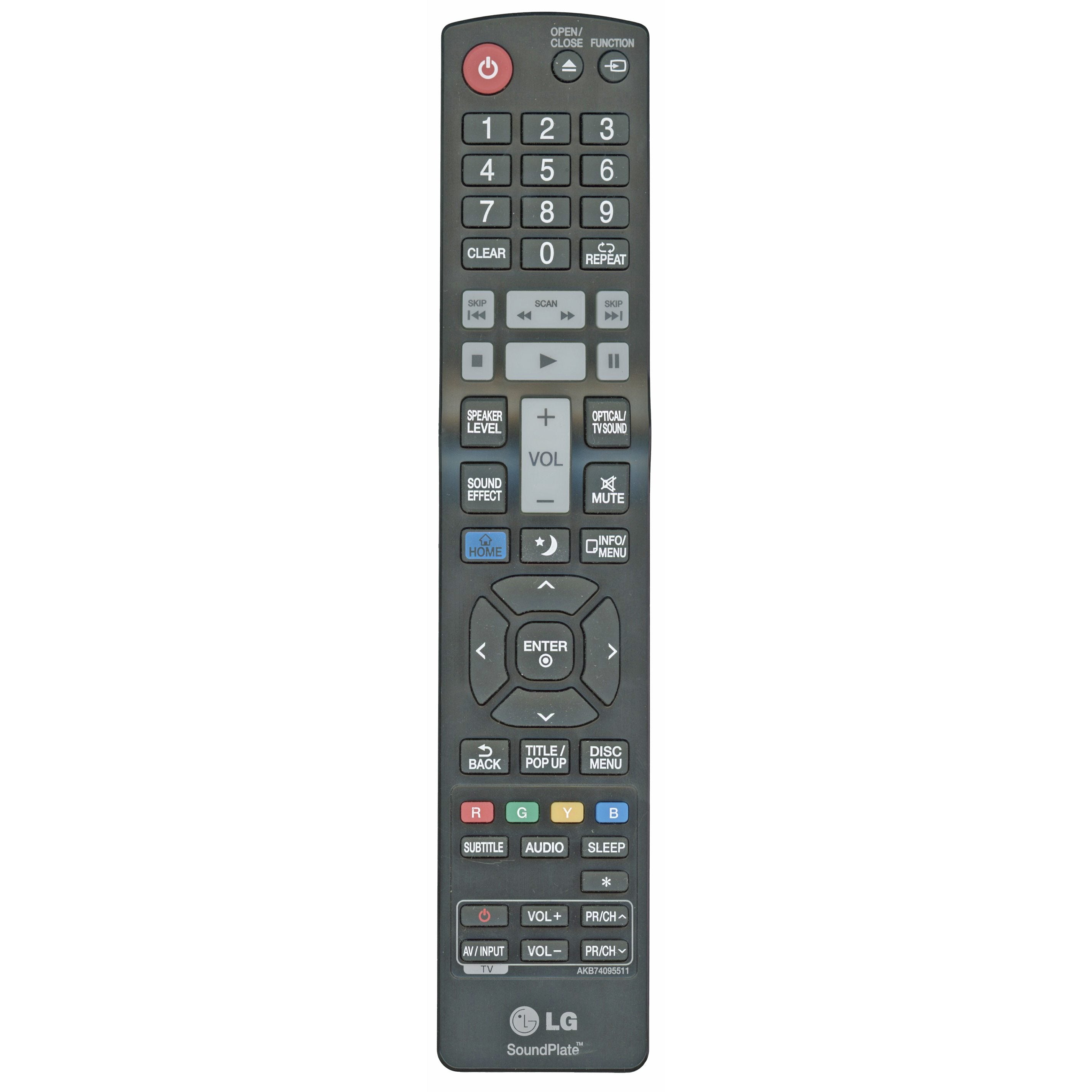 LG AKB74095511 Sound Bar Remote Control