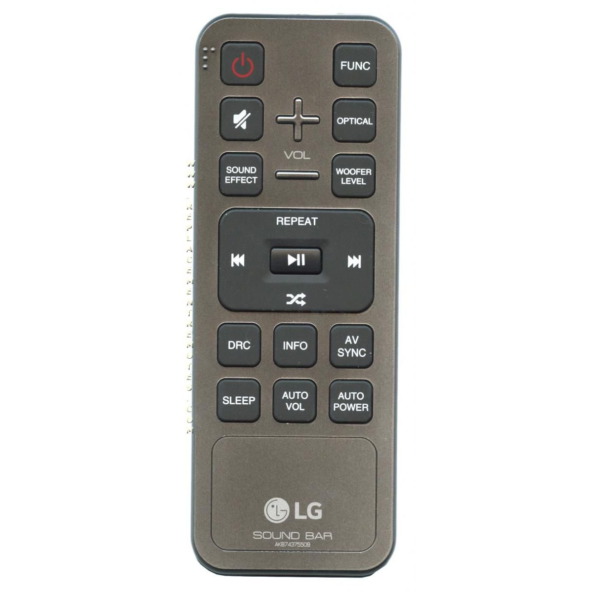 LG AKB74375509 Sound Bar Remote Control