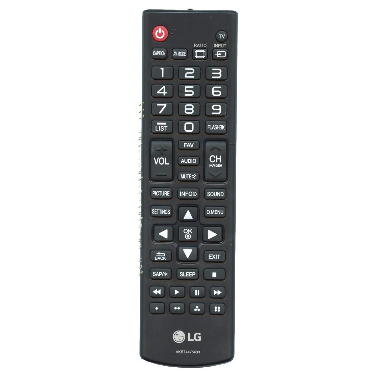 LG AKB74475433 TV Remote Control