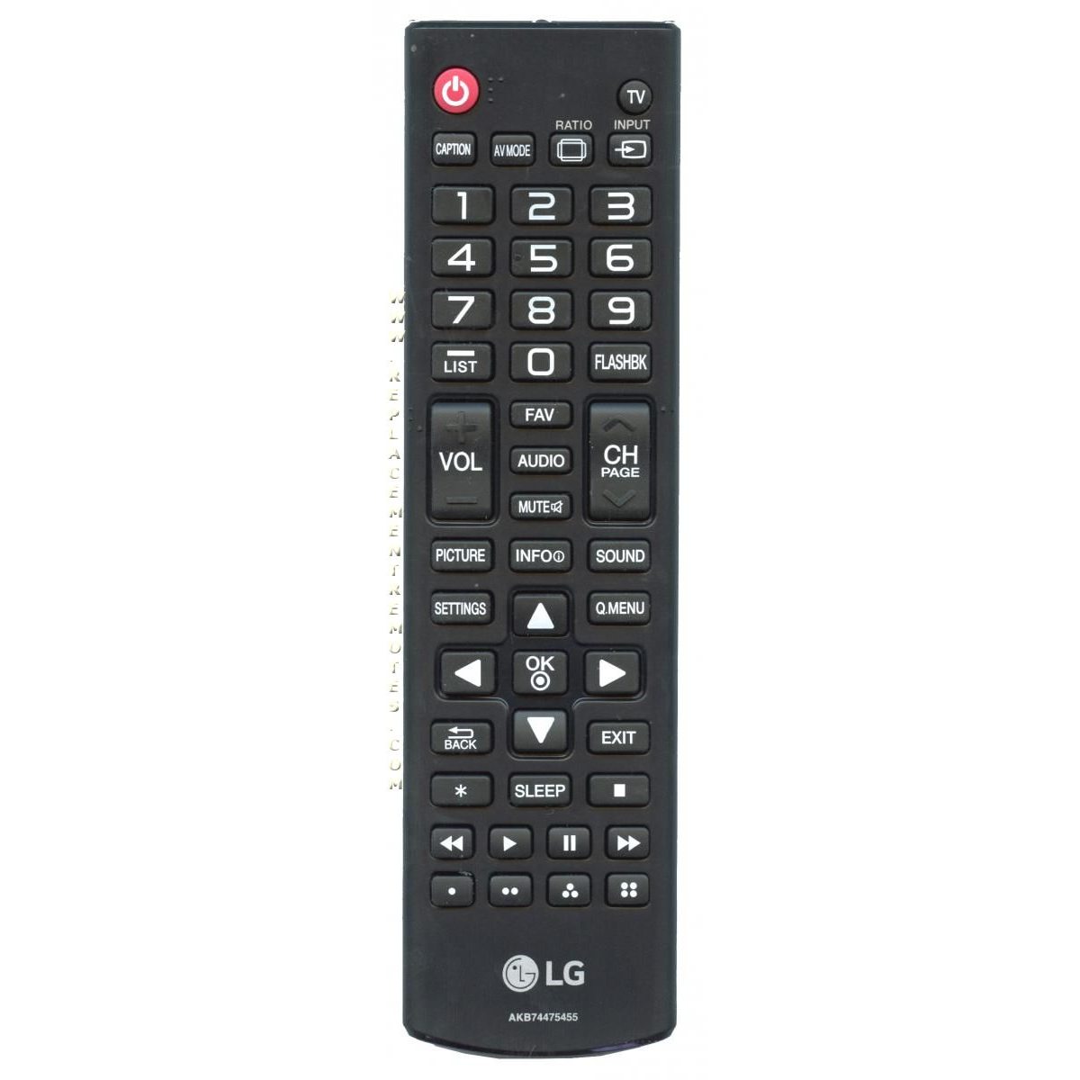 LG AKB74475455 TV Remote Control