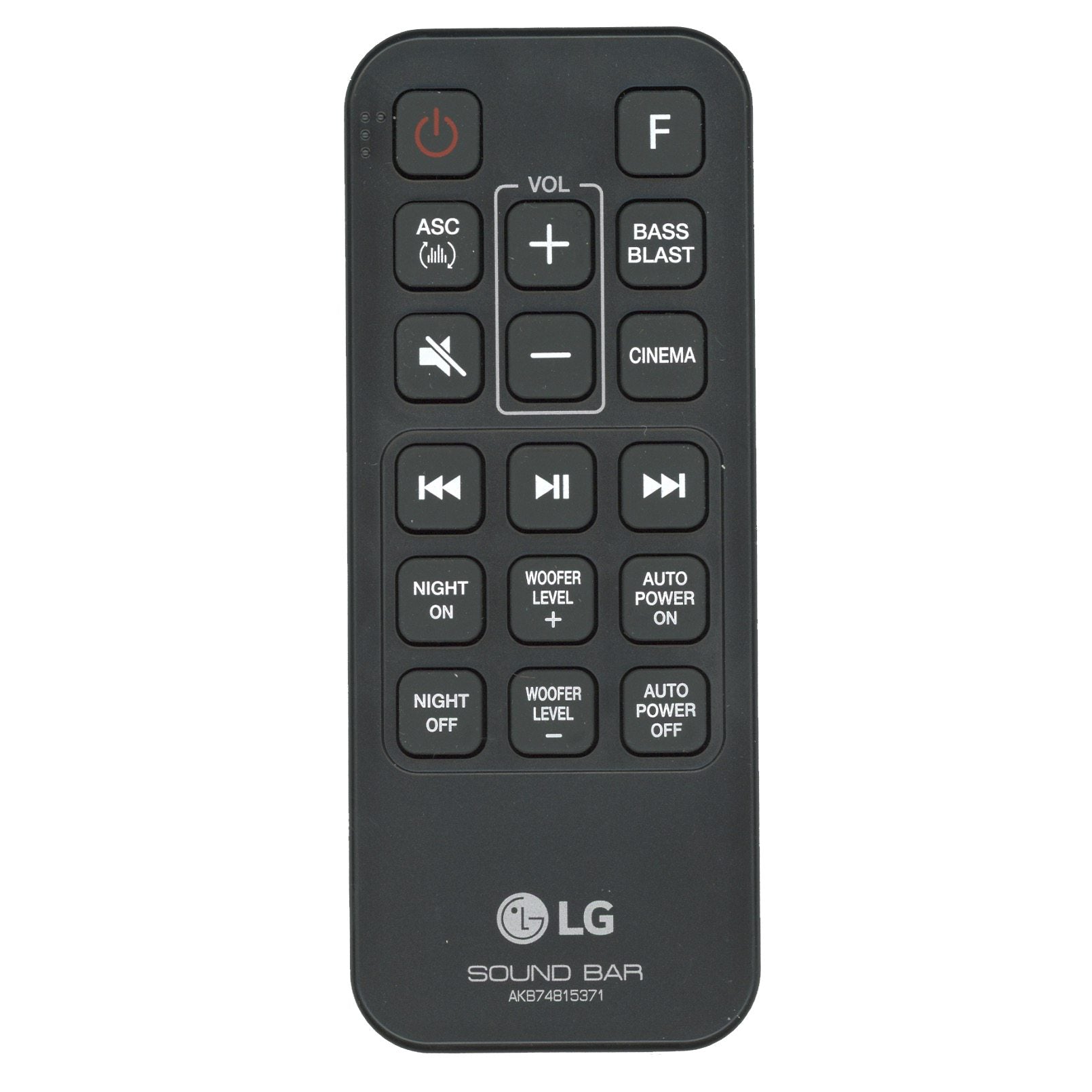 LG AKB74815371 Audio Remote Control