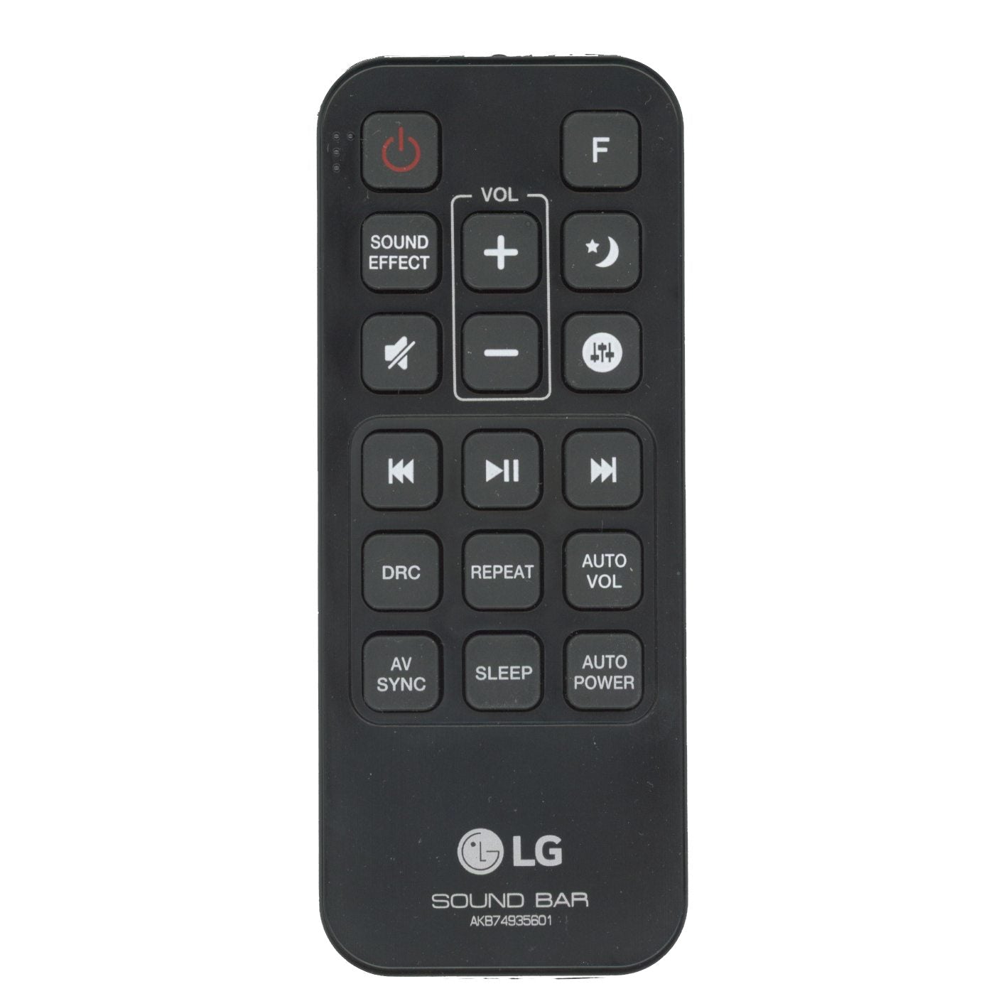 LG AKB74935601 Sound Bar Remote Control