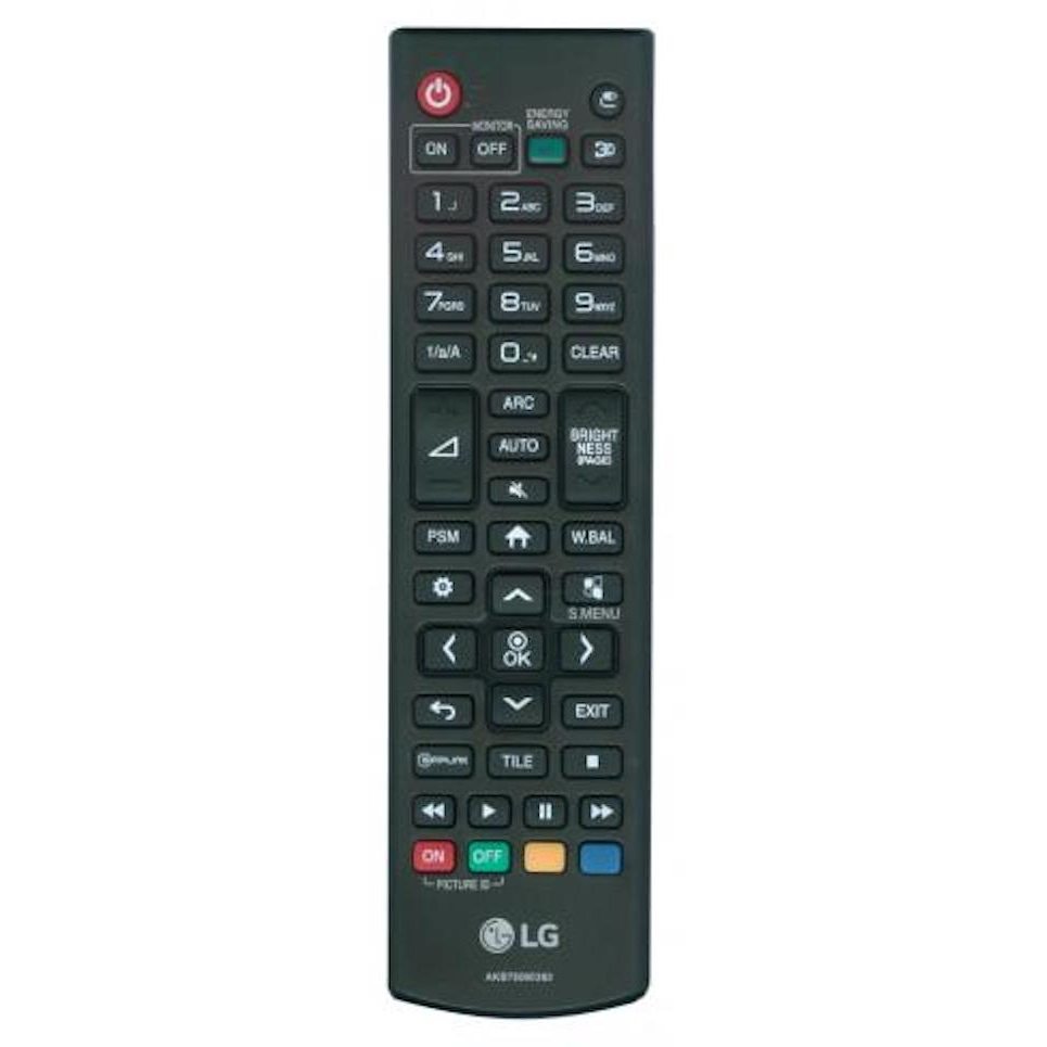 LG AKB75095383 Monitor Remote Control