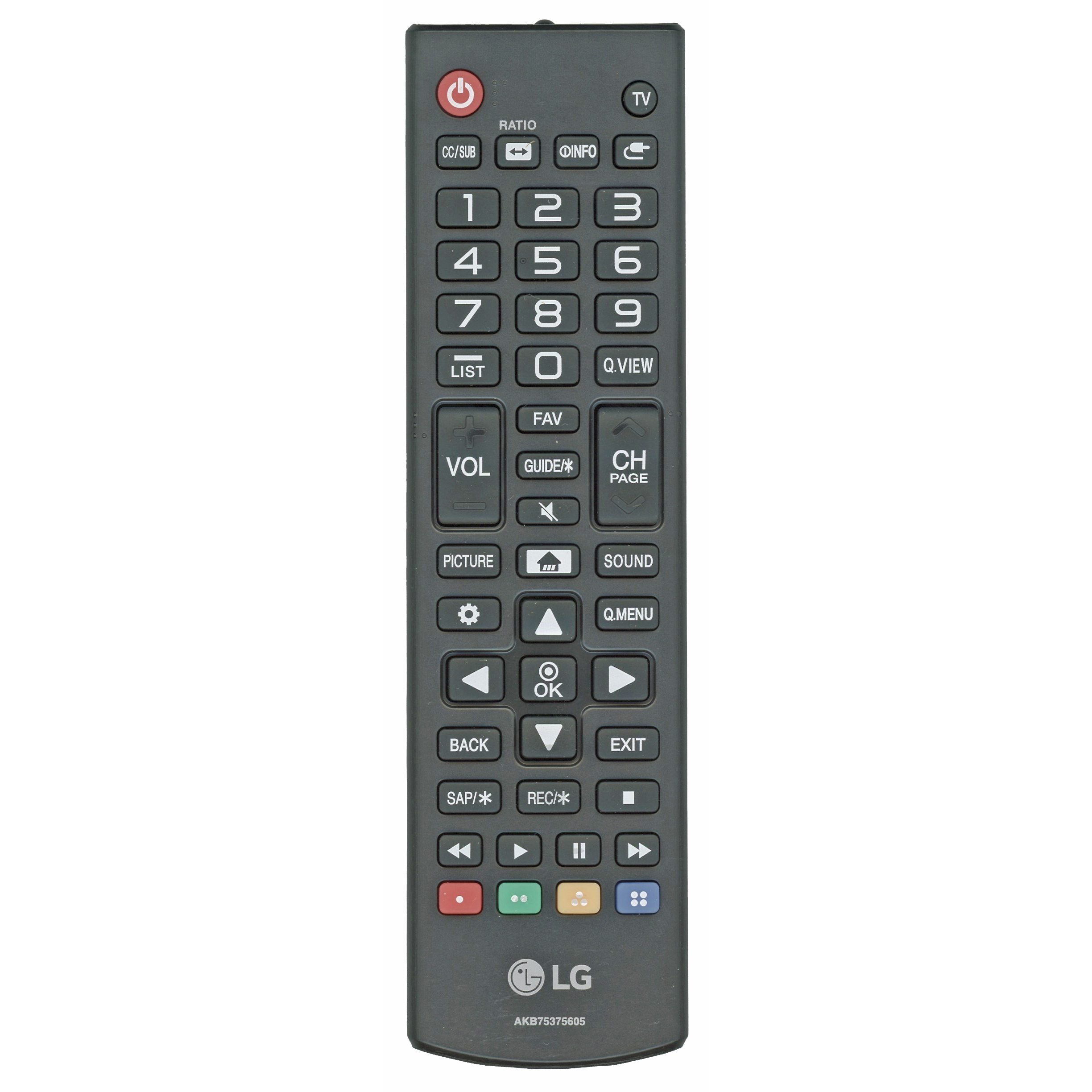 LG AKB75375605 TV Remote Control