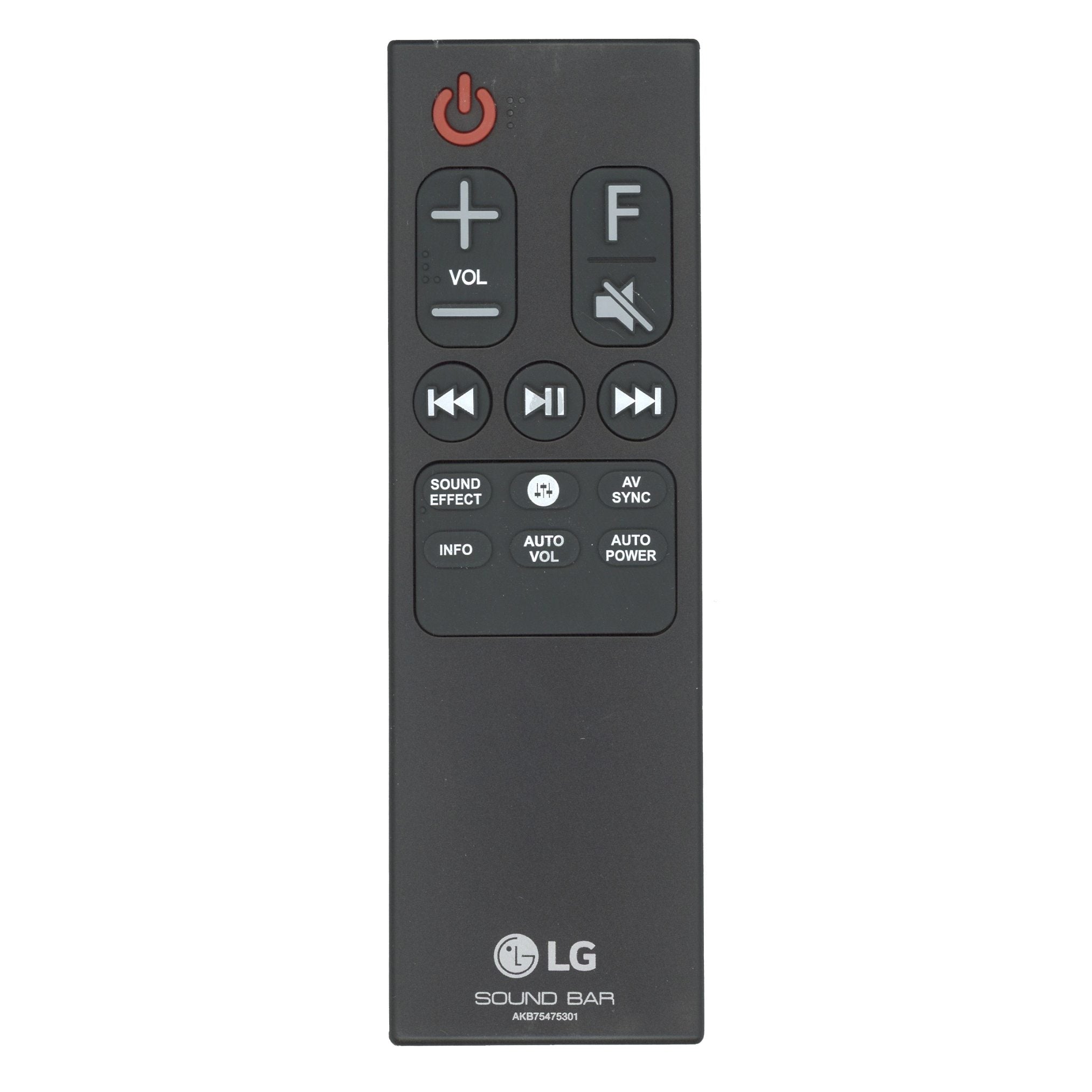 LG AKB75475301 Sound Bar Remote Control