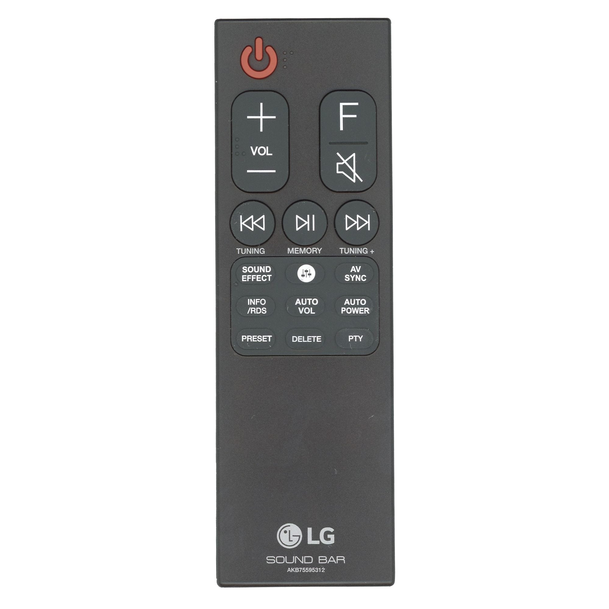 LG AKB75595312 Sound Bar Remote Control