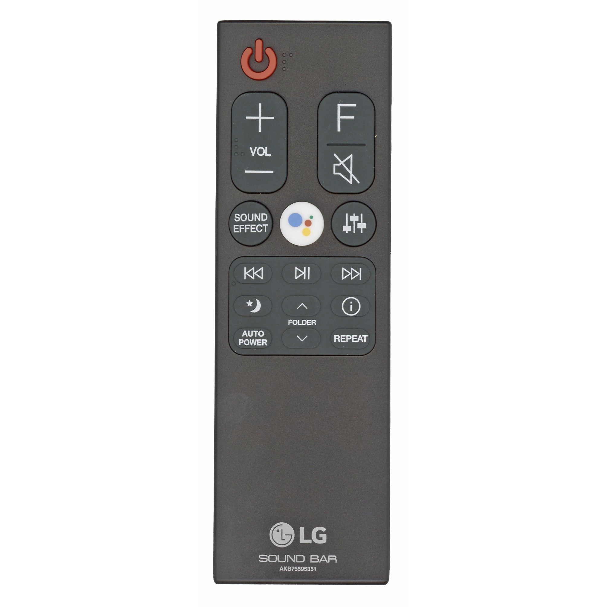 LG AKB75595351 Sound Bar Remote Control