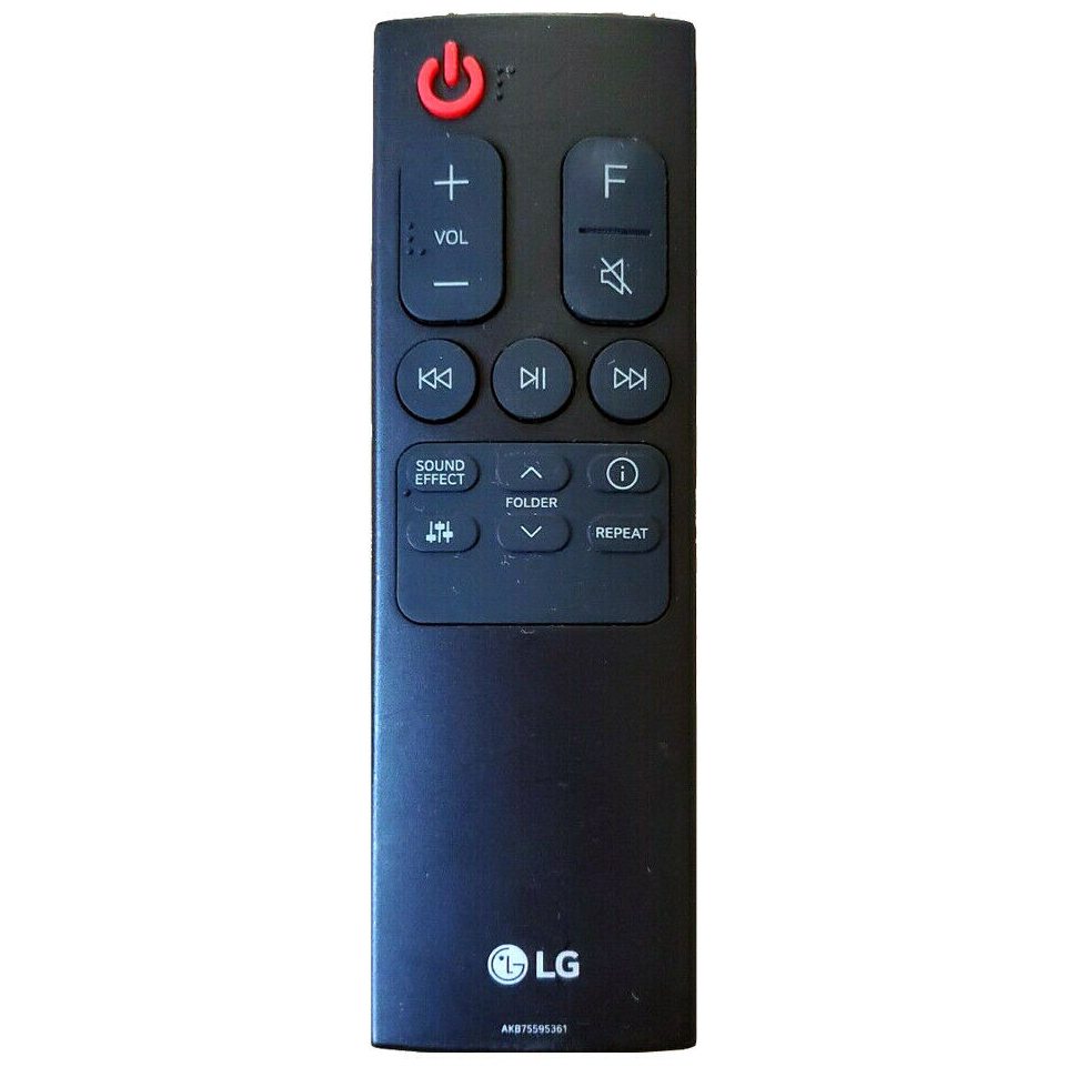 LG AKB75595361 Sound Bar Remote Control