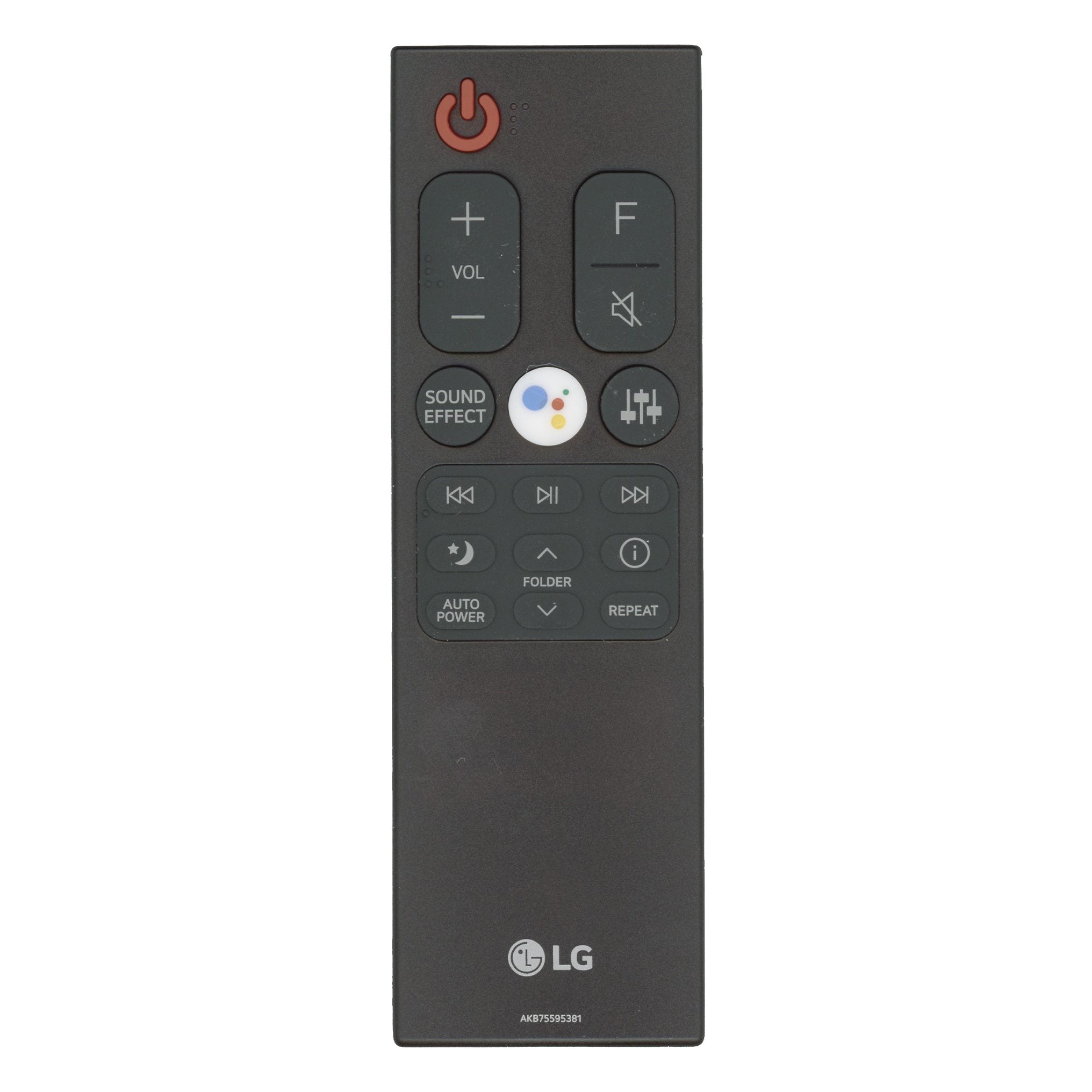 LG AKB75595381 Sound Bar Remote Control