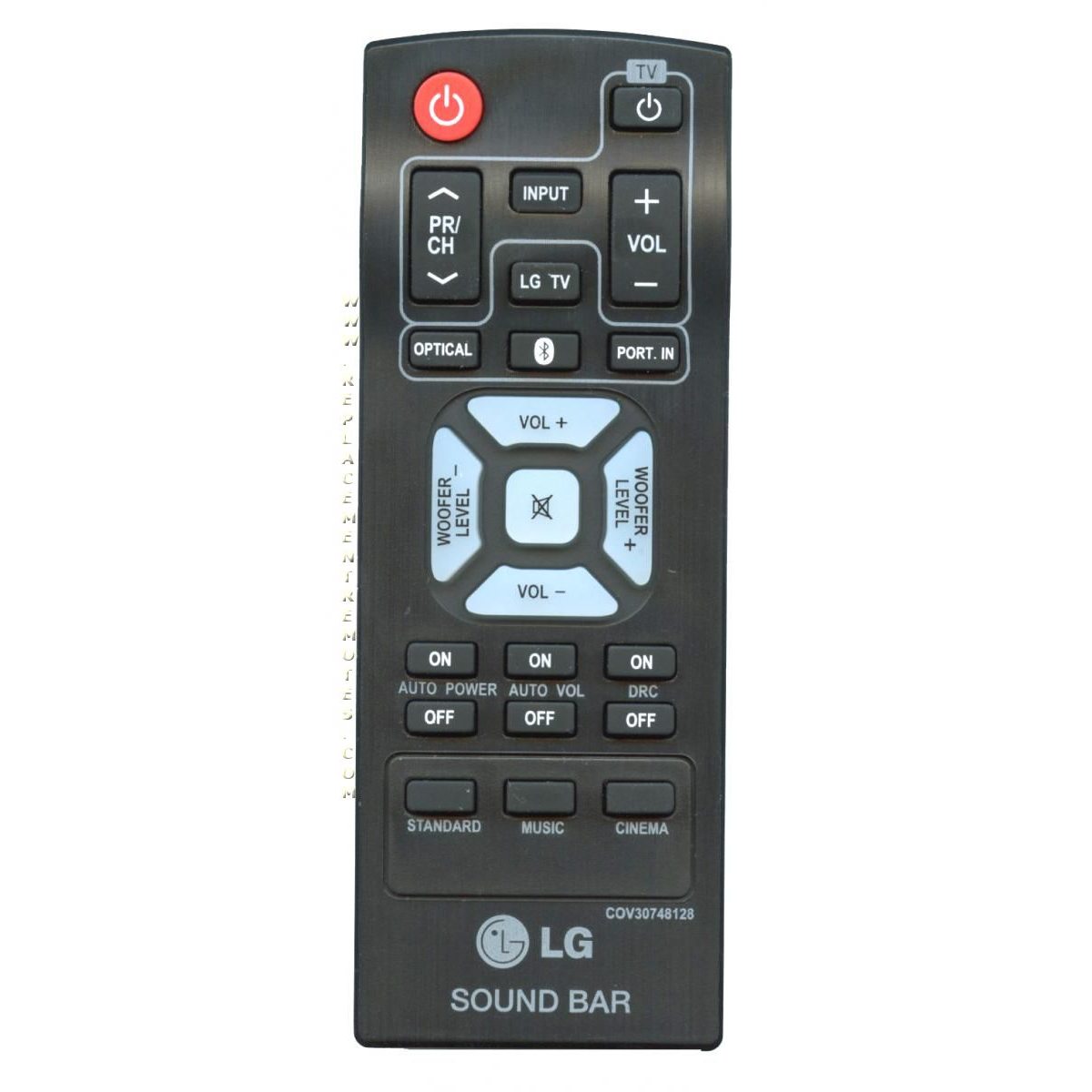 LG COV30748128 Sound Bar Remote Control