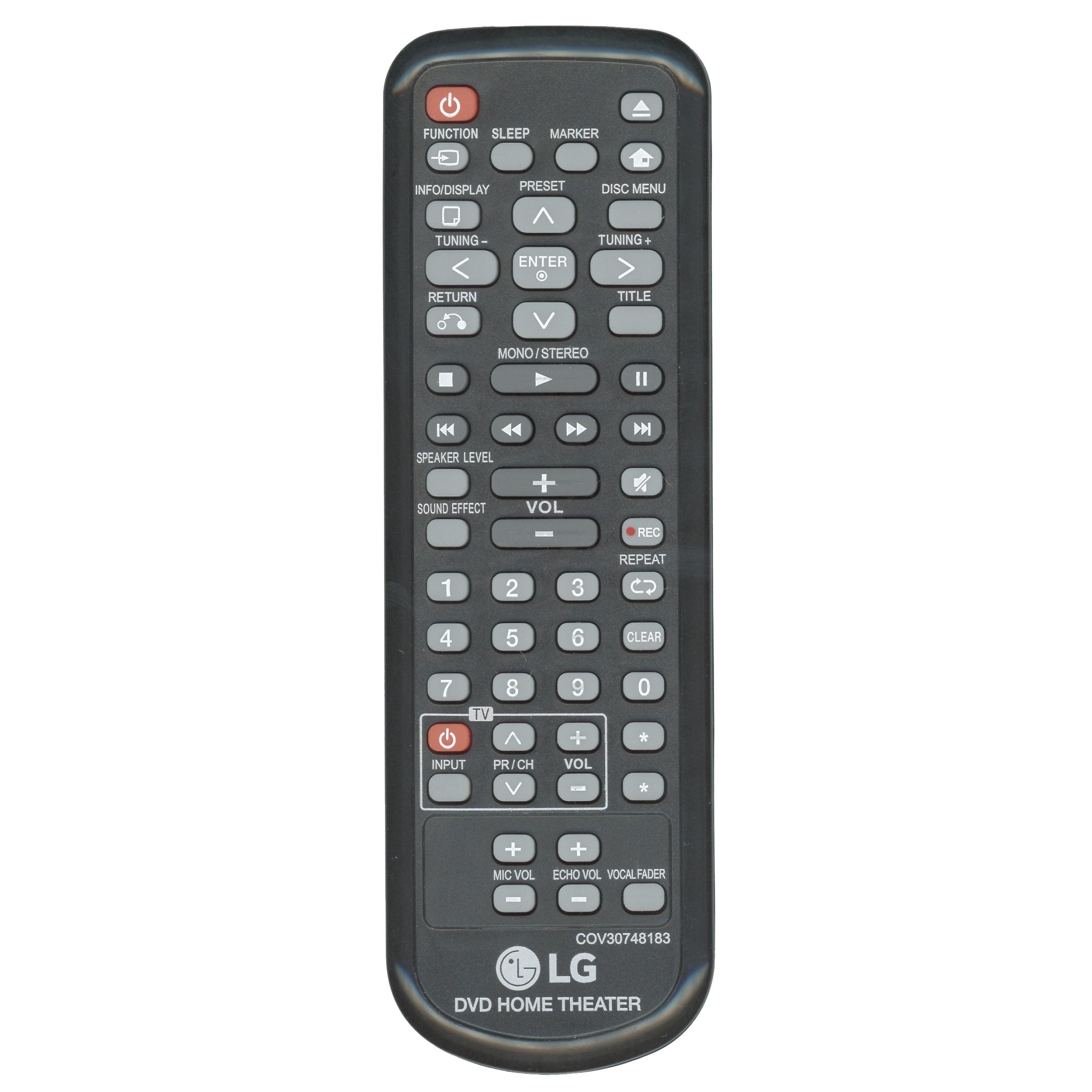 LG COV30748183 Home Theater Remote Control