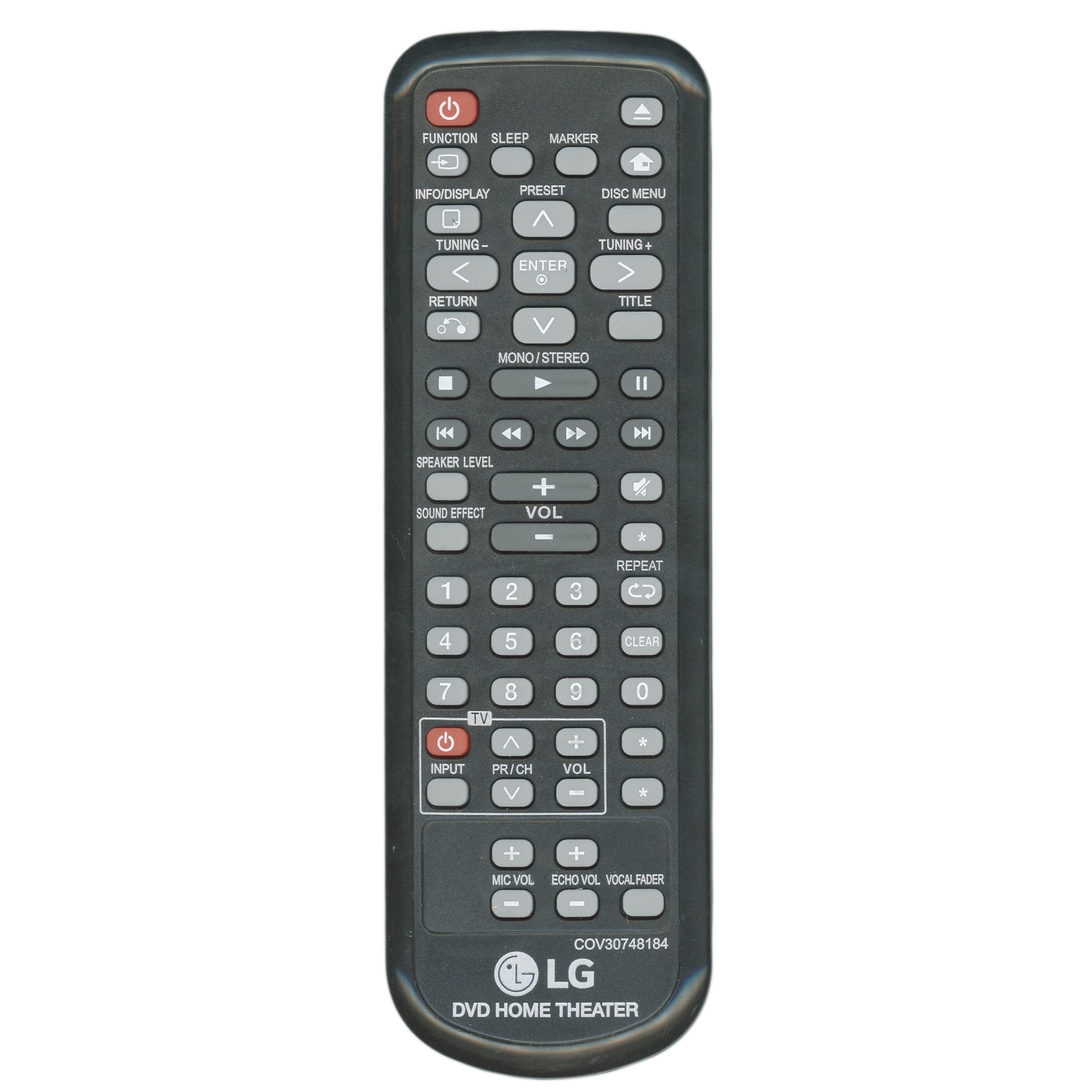 LG COV30748184 Home Theater Remote Control