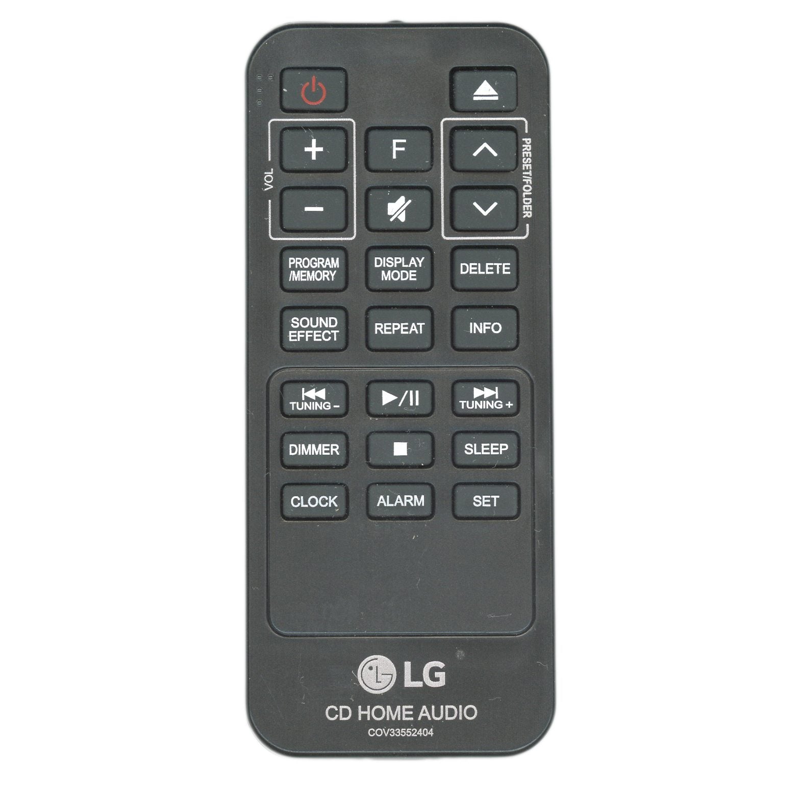 LG COV33552404 CD Remote Control